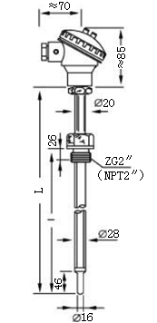 煙道、風(fēng)道熱電偶